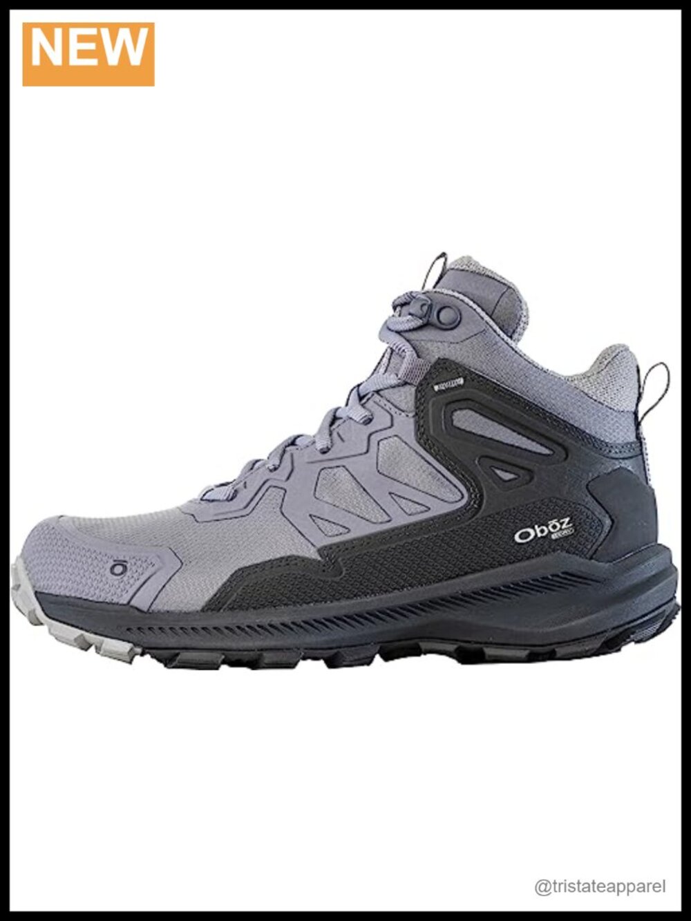 Waterproof Hiking Boots Mid Top Lace-Up Breathable Mesh B-DRY